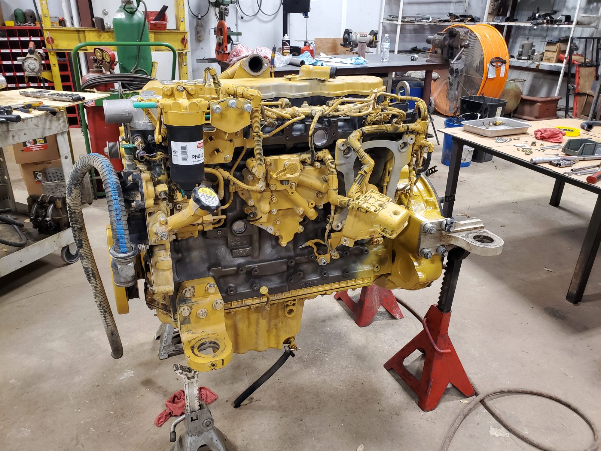 Engine transmission rebuild heavy equipment Texas