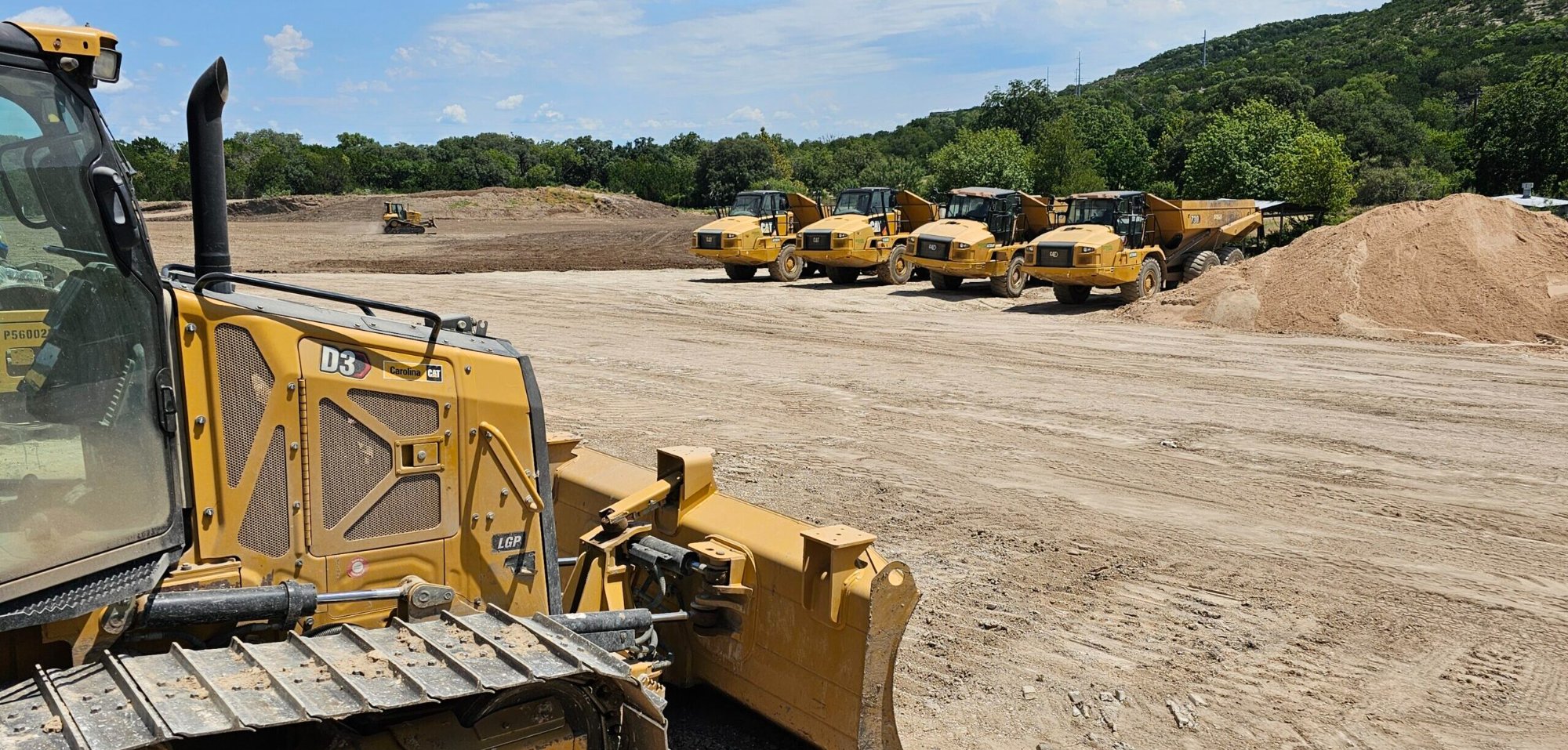CAT equipment job site A.L. Boeck and Co. heavy equipment repair San Antonio TX