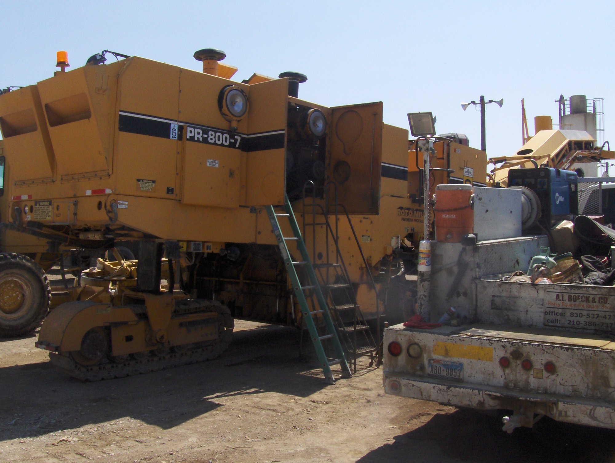 Milling machine repair