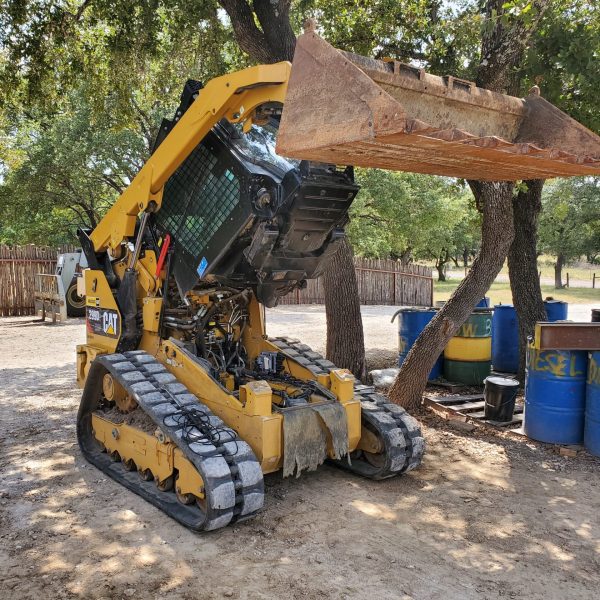 cat 299D skid steer tracks and hydraulic repair